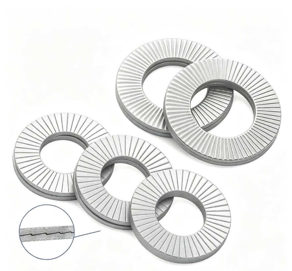 Nord-Lock Washer - Nord-Lock Washer Supplier in Chennai A high-security wedge-locking washer system that prevents bolt loosening... | Bharat Industrial Fasteners