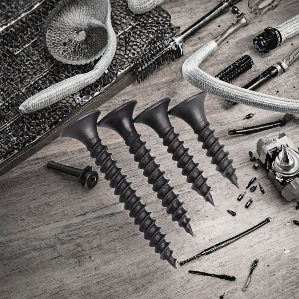 Wood Screw - Wood Screw Supplier in Chennai A traditional industrial fastener with a sharp tip and tapered shank, designed... | Bharat Industrial Fasteners